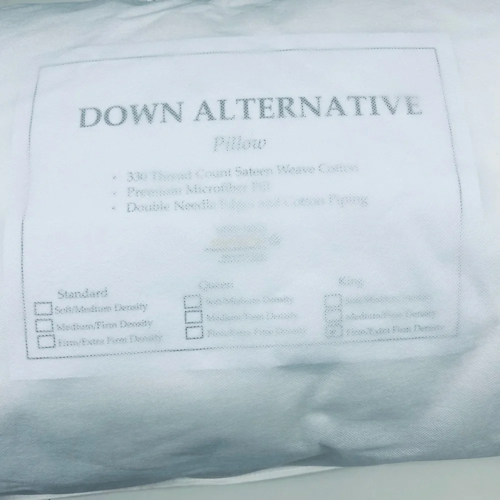 NWOT QUINCE Premium Down Alternative Pillow Firm King 5139 - Picture 8 of 13